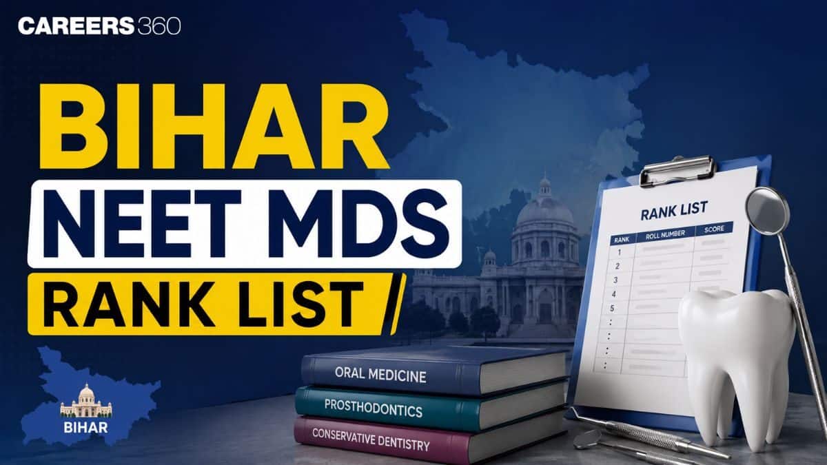 Bihar NEET MDS Rank List 2026: Download Merit List PDF Here